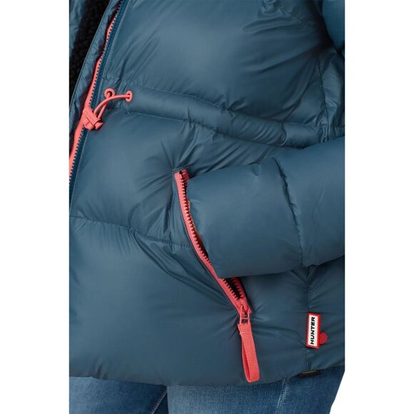 Hunter Original A Line Puffer Jacket Blue Womens Size Medium - Picture 8 of 16